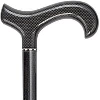 Mesh Carbon Black Standard Walking Cane