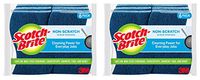 Scotch-Brite Non-Scratch Scrub Sponge, Cleaning Power for Everyday Jobs, 6 Scrub Sponges, 2 Pack