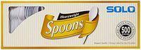 Solo White Heavyweight Spoons - 500 ct, (3-Pack)