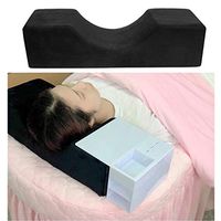 LLJEkieee Special Sponge Pillow for Eyelash Extension Curve Improve Sleeping Pillows Beauty Pillow Black 50x20x12 cm