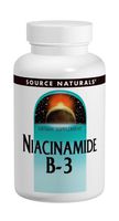 Source Naturals Niacinamide Vitamin B-3 100mg, 250 Tablets (Pack of 3)