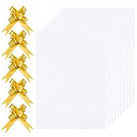 50 Pack Clear Cellophane Bags, Gift Bag Twist Ties for Christmas Party Favours Wrapping Sweets Cupcakes