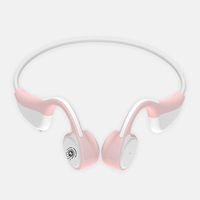 LYXLQ Wireless Earphones, Bone Conduction Wireless Bluetooth Headset, Stereo is Not in-Ear Waterproof, Compatible with All Smart Devices,Pink