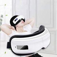 Shentesel Eye Massager Wireless Bluetooth Electric Fatigue Relief Vibrating Eyesight Care - White