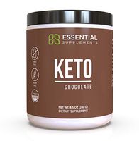 Essential Supplements® Exogenous Ketones Keto BHB Chocolate Powder for Ketogenic Diet | Supports Weight Loss, Energy, Focus and Ketosis | Beta-Hydroxybutyrate Ketone Supplement