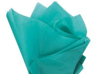 Teal Tissue Paper 15x20 Gift Wrap Pom Pom Tissue Paper 15x20-50Sheets