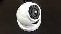 HD-CVI Mini Dome Camera 1MP CMOS 720p HD 12IR LED, 2.8mm lens, BNC 12V Dome/Eyeball High-Definition Security Camera (white)