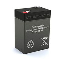 BatteryGuy Battery BG-645F1-6V 4.5AH Replacement for Toyo 3FM4-6V Battery