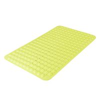 Guerbrilla Anti Slip Bath Mat, Bath & Shower Mat ,Grip Suction Cups Antibacterial 100% PVC, Clean,Safe, Anti-bacterial, Machine-washable, Superior Grip & Drainage, Vinyl Bath Mat, 28x14in (Green)