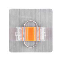 Mop Broom Holder Adhesive Wall Mount Gripper Organizer Multipurpose Wall Mounted Organizer Storage Hooks for Kitchen Garden Garage Laundry Room