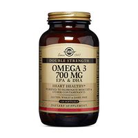 Solgar Double Strength Omega-3 700 mg, 120 Softgels - Fish Oil Supplement - Support for Cardiovascular, Joint & Cellular Health - Contains EPA & DHA Omega 3 Fatty Acids - Gluten Free - 120 Servings