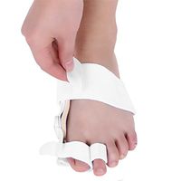 Bunion Splint Corrector and Bunion Splint Care Kit for Bunion Relief, Treat Pain in Hallux Valgus, Big Toe Joint, Hammer Toe, Toe Separators Spacers Straighteners splint Aid Surgery Treatment(White)