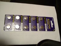 AG4 377A 1.55V Cell Button Batteries 10-Pack by TIANQIU