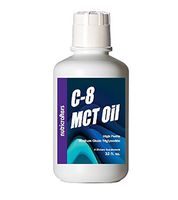 C8 MCT Oil 32 fl. oz. (96.7% C8, 3.3% C10) for Premium Ketone Production