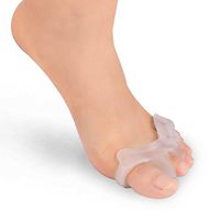 Superior Quality Silicone Big Toe Separator Bunion Wedge Toe Spreader Protector Hallux Valgus Corrector Pad Foot Pain Relief Non-slip Comfortable and Breathable a Orthosis