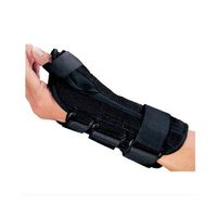 MCK73073000 - Djo Global Wrist Splint PROCARE ComfortFORM With Abducted Thumb Foam / Lycra Right Hand Black Large