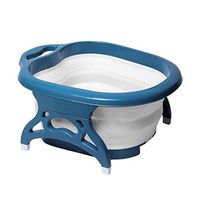 Kengsiren Japanese Folding Wash Basin Simple and Convenient to Carry The Foot Bath Can Be Folded Folding Foot Bath Travel Carrying Basin,Pink