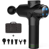 Muscle Massager Gun, Pain Relief Massage Gun for Athletes, Super Quiet Massaging Gun with 6 Head, Muscle Deep Relaxation Tissue Percussion Massage Device 20 Speed