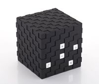 E-Monster Magic Cube Portable Wireless Speaker, Bluetooth 3.0, Rechargeable, Black
