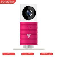 Clever Dog WiFi Security Camera HD with Wide Angle, Advanced Person Pets Detection, Two-Way Audio, SD Card Alarm Recording, Cloud Storage, Motion Alerts with iPhone, Android Smartphone Apps,Gray