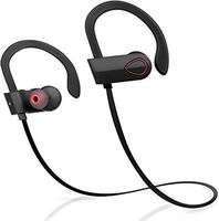 Bluetooth Headphones, Wireless in-Ear Earbuds Sports Headphones, Stereo Sound, Noise Cancelling, Sweatproof Waterproof Gym Running Earphones with Built-in Mic for PC/Cell Phones/TV