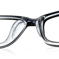 Glasses Nose Pads Kit Self Adhesive,Anti-Slip Soft Silicone Nose Pads for Glasses Eyeglasses Sunglasses Eyeglass 10 Pairs Transparent