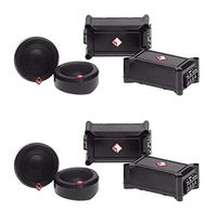 4) New Rockford Fosgate P1T-S 1" 240 Watt Dome Car Audio Stereo Tweeter Systems