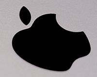Black Color Changer Logo Overlay for Macbook