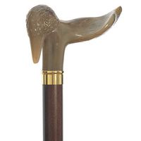 Right Hand Grip Walking Cane with Duck designed resin ergonomic palm handle