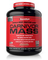 MuscleMeds Carnivor Mass  Diet Supplement, Chocolate Fudge, 5.99 Pound