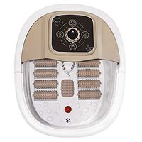 Temperature Control & Bubbles Massage Electric Feet Maintain Water Temperature & Relieve Foot Pressure& Foot Spa Bath Massager with Automatic Foot Massage Rollers