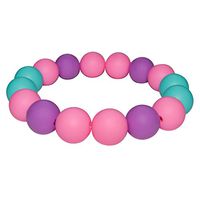 Munchables Kids Chew Bracelets (Purple/Aqua/Pink (Large))
