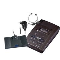 Grundig Dt 3110 Microcassette Desktop Dictation and Transcription Machine with Ac Adapter, 563 Headset, and 536 Foot Pedal Included