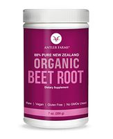 Antler Farms - 100% Pure New Zealand Beet Root Powder, 50 Servings, 200g - Freeze Dried, Raw, Vegan, Gluten Free, Natural Nitric Oxide Booster and Preworkout, for Energy and Health