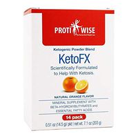 ProtiWise - KetoFX Ketosis | Diet Energy Drink | Orange | Fat Burning, Low Sugar (14/Box)
