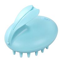 Electric Scalp Massager Comb for Hair Growth Relaxing Silicone Shampoo Bath Scalp Massaging Brush for Women Men and Kids (Blue)