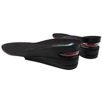 2.5 Inches Height Increase Shoe Insoles with Air Cushion - 3 Layers (2.5" UP) (Women's 5.5-9.5)
