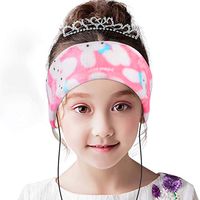 Homelove Wired Kids Headphones with Ultra Thin Adjustable 1/8'' Speakers Soft Fleece Headband or Patch for School or Home Rabbit