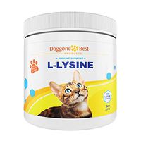 Lysine for Cats - Best L-lysine Powder Supplement - Human Grade All Natural Immune System Support - Helps Maintain Eye & Respiratory Health - 750mg Per Serving - 8oz - Made in The USA