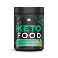 Ancient Nutrition KetoFOOD, Pineapple Flavor, 300 Grams, Keto Activated Green Superfood