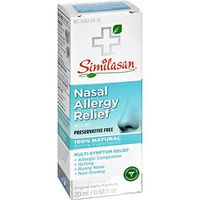 Similasan Nasal Allergy Relief - Natural - Relieves Allergic Congestion, Itching and Runny Nose - Homeopathic - 0.68 fl oz (Pack of 2)