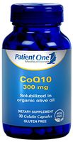 Patient One Coenzyme Q10 300 mg - 30 Gelatin Capsules