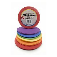 Hygloss Products HYG88155BN Tissue Paper 480ct 5" Circles Primary Colors, Grade Kindergarten to 1 Age, 6" Height, 5" Wide, 5.09" Length (Pack of 2880)
