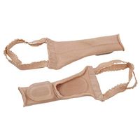 SUPVOX Pair of Big Toe Bunion Corrector Big Toe Straightener Hallux Valgus Corrector Breathable Thumb Correction Size L (Khaki)