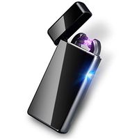 SUPRUS USB Electric Arc Lighter Retractable Cigarette Lighter Candle Lighter Child Safety 3.15IN Portable Rechargeable Flameless Windproof Type A Male Connector Inside