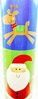 Jo-ann's Holiday Gift Wrap (70 Square ft./3 1/3 ft. x 7 yd, Santa/Reindeer/Christmas Tree)