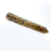 Crocon Azubalite Healing Stick for Energy Generator Reiki Healing Chakra Balancing EMF Protection Aura Cleansing Spiritual Meditation Message Therapy Decor Size: 4.4-5 Inch