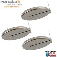 3X Renata CR2025FH-MFR-LF 3V Lithium Coin Battery 2-PIN HORZ Fits and Replaces: IBM 02K6486 02K6502 CR2025-WR ThinkPad 600 600E 600X 360X 2645 Series Varta CR2025-WR CMOS IBM21XT