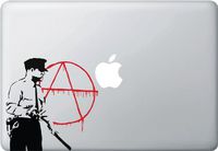 Yadda-Yadda Design Co. The Anarchist Cop - Vinyl Laptop or MacBook Decal