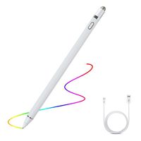Active Stylus Digital Pen for Touch Screens, Botee Rechargeable 1.45mm Fine Tip Smart Stylus Pen Compatible for iPad iPhone Phone and Tablets Touchscreen Devices, Good for Drawing and Writing